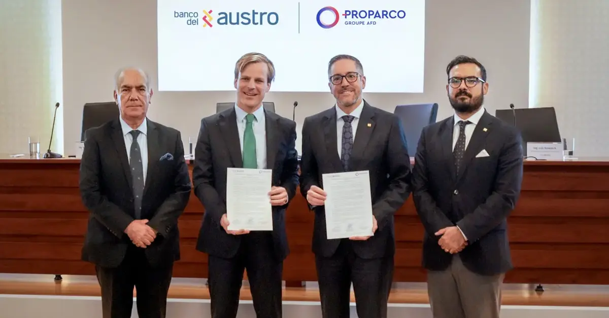 Banco del Austro y Proparco apuestan por el financiamiento sostenible para PyMEs en Ecuador